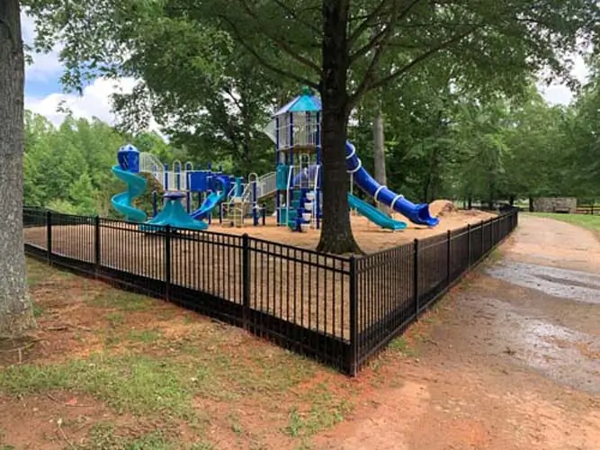 Ornamental steel fence carolina fence company 3