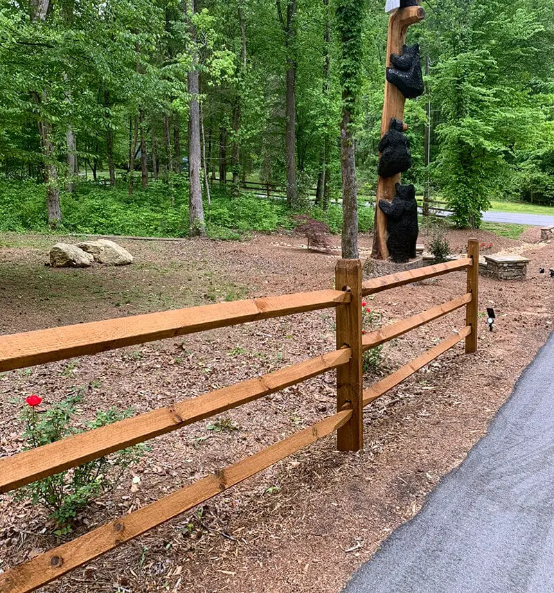 Wood fence carolina fence company