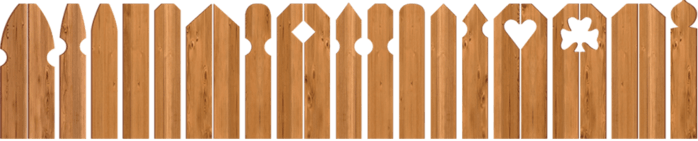Custom Picket wood fence North Carolina and South Carolina