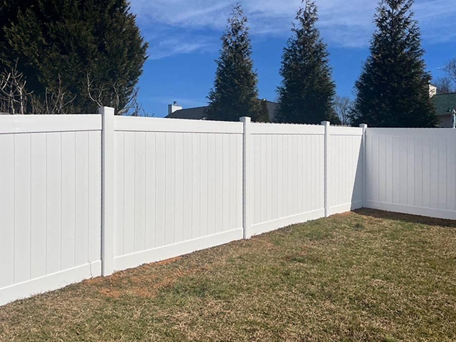 Privacy Fence Example in Browns Summit North Carolina