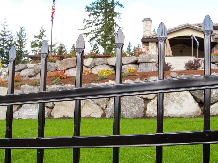 Security Fence Example in Oak Ridge North Carolina