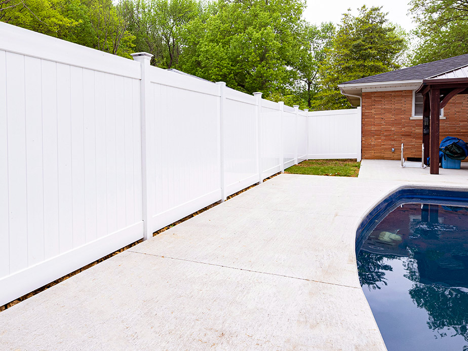 Pool Fence Example in Winston-Salem